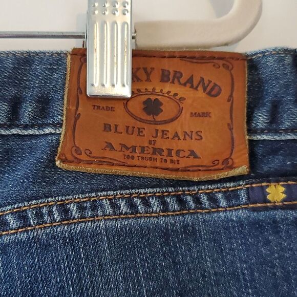LUCKY BRAND 361 VINTAGE STRAIGHT LEG MEDIUM WASH SIZE 40 WAIST RISE WAIST MEN'S - Picture 5 of 14